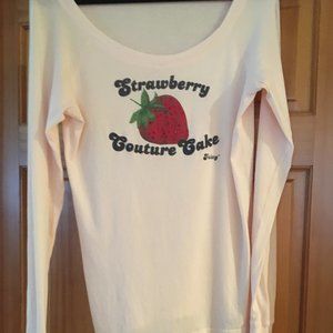 Juicy Couture long sleeved pink top
